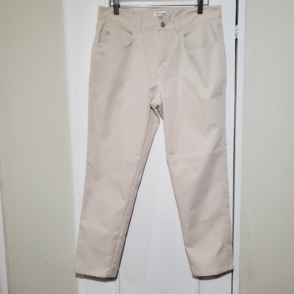 Peter‎ Millar Men's Chinos in Cream. Golf. Size 33x30.